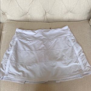 white lululemon skirt